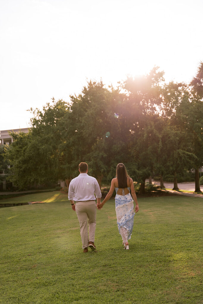 dreamy park engagement photos