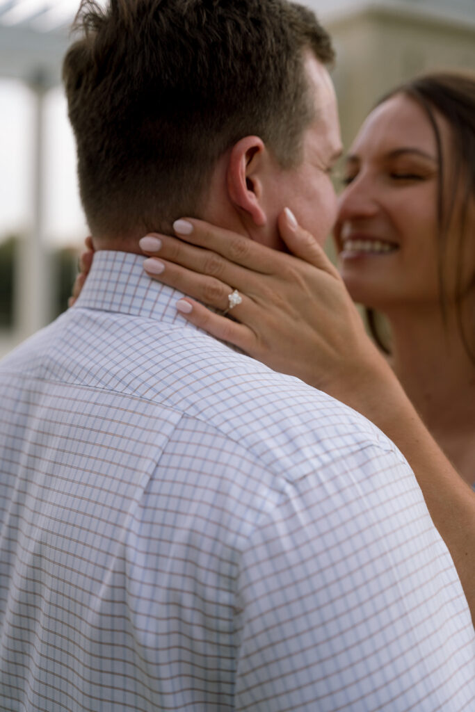 dreamy park engagement photos in Charleston SC