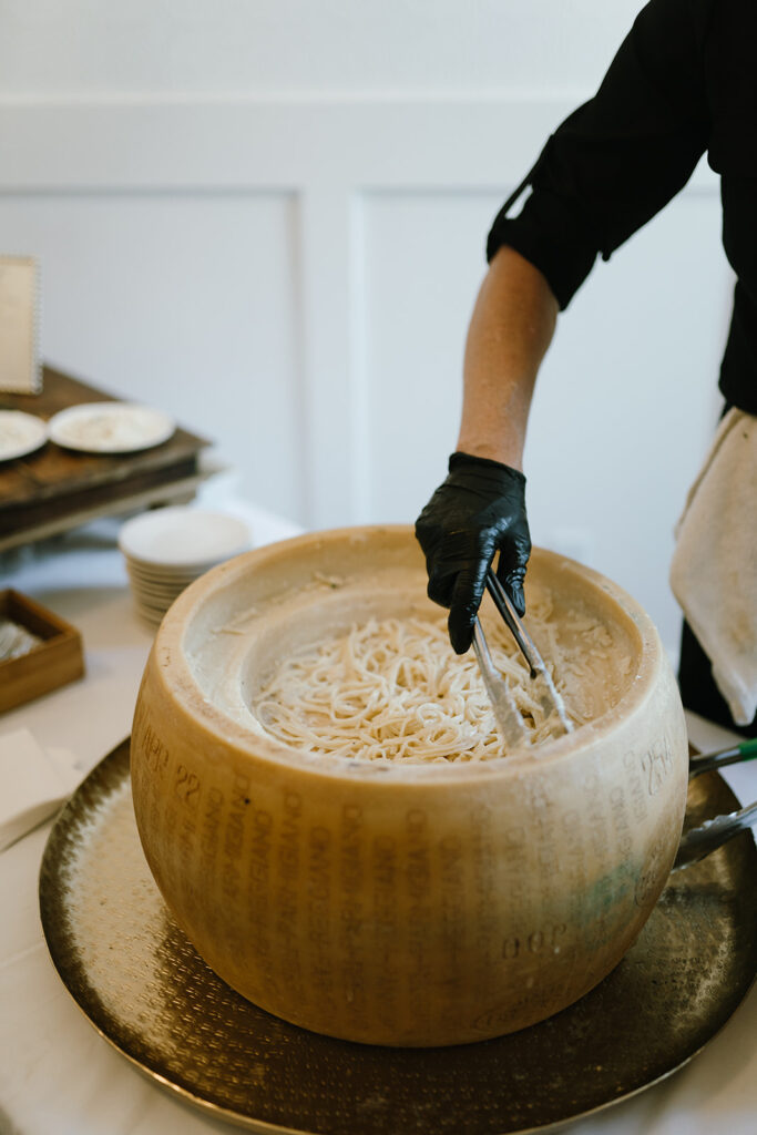 pasta cheese wheel